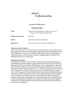 Director of Contemplative Leaders in A