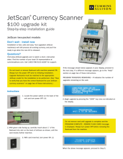 JetScan Currency Scanner Upgrade Kit