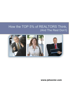 How the TOP 5% of REALTORS Think,
