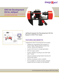 DX5 Ink Development Kit for JetXpert