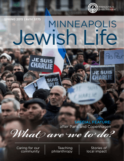 this issue - Minneapolis Jewish Federation