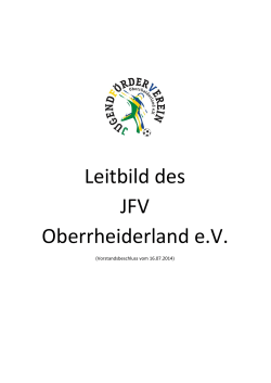 PDF Leitbild JFV - JugendfÃ¶rderverein Oberrheiderland