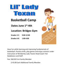 Basketball Camp - Wimberley Independent School District