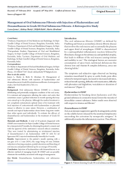 Management of Oral Submucous Fibrosis with Injection of