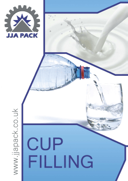 Cup Filling JJA Pack Cup Filling