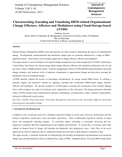 Characterizing, Encoding and Visualizing HRM