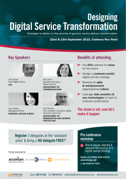 Designing Digital Service Transformation