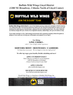 Buffalo Wild Wings Lloyd District (1200 NE Broadway, 2 blocks
