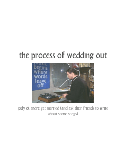 the process of wedding out â web format