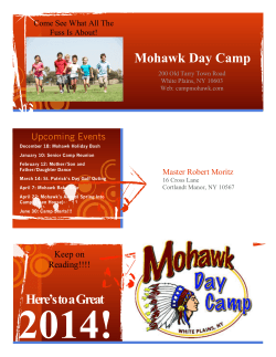 Mohawk Day Camp Here`s to a Great