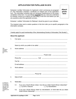 20150328 Pupillage application form 2016