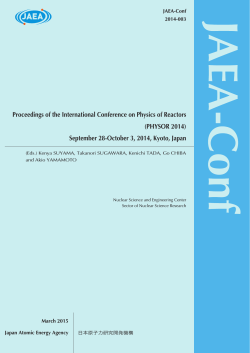 Proceedings of the International Conference on Physics of Reactors