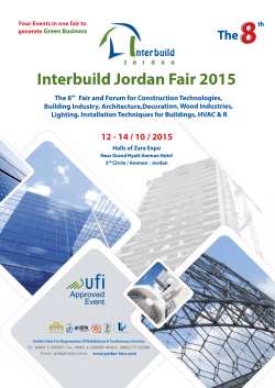 Invitation for Interbuild Jordan Fair 2015
