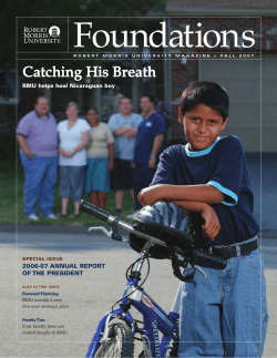 Foundations Magazine (Fall 2007)