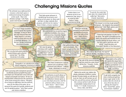 Challenging Missions Quotes