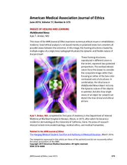 PDF - Virtual Mentor American Medical Association Journal of Ethics