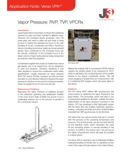 Vapor Pressure: RVP, TVP, VPCRx