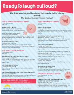 Ready to laugh out loud? - Jacksonville Public Library