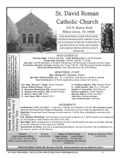St. David Roman Catholic Church - John Patrick Publishing Company