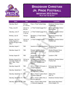 the 2015 Jr Pride schedule here.
