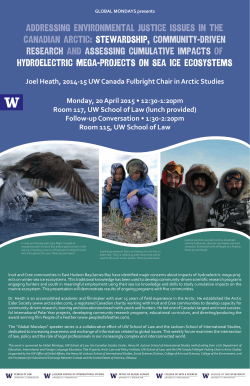 Addressing environmental justice issues in the Canadian Arctic