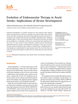 Evolution of Endovascular Therapy in Acute Stroke: Implications of