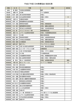 å¹³æ27å¹´åº¦ æ¥æ¬åæ¨åä¼ å½¹å¡åç°¿
