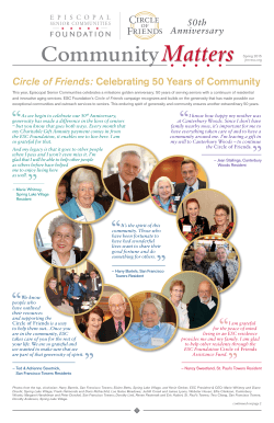 Spring 2015 - Episcopal Senior Communities