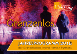 Infoheft2015-WEB_v2 - Jugenddienst - Kirchenkreis Hameln
