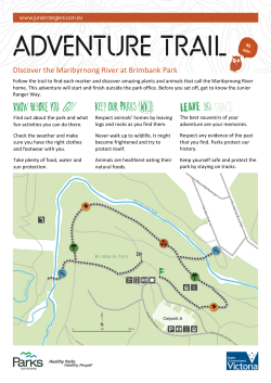 Discover the Maribyrnong River at Brimbank Park