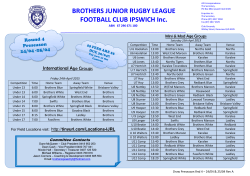 BROTHERS JUNIOR RUGBY LEAGUE FOOTBALL CLUB IPSWICH