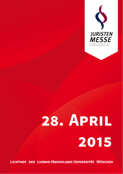 28. April 2015 - Juristenmesse MÃ¼nchen
