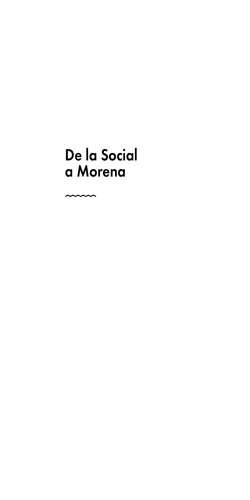 Lee las primeras pÃ¡ginas de La Social a Morena