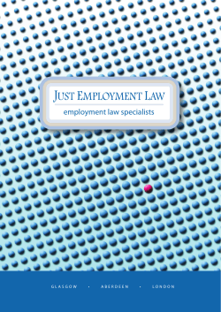 Brochure - Just Employment Law