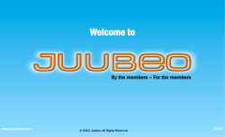 Welcome to - Juubeo Community