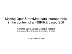 Making OpenStreetMap data interoperable in the context of a