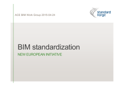BIM standardization