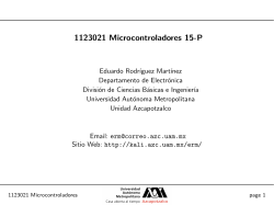 1123021 Microcontroladores 15-P