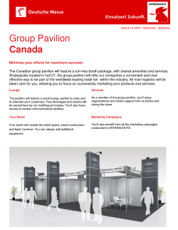Group Pavilion Canada