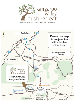 Directions - Kangaroo Valley Bush Retreat