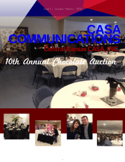 Newsletter - Kansas CASA Association