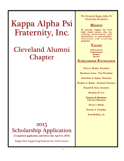 Kappa Scholarship Application.2015 FINAL 2.23