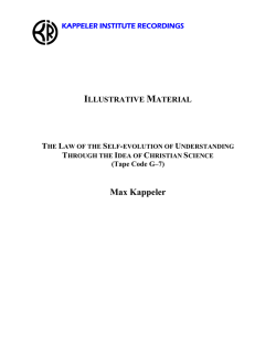 Max Kappeler - Kappeler Institute