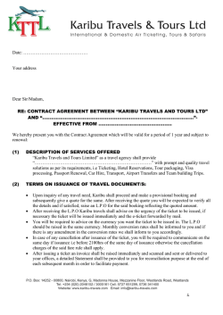 Karibu Corporate Contract