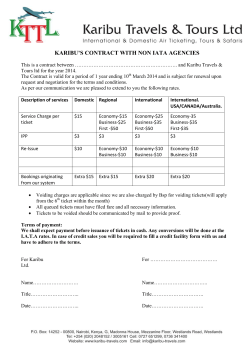 Non Iata Agents Contract