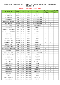 ãå¹³æ27å¹´6æ9æ¥ï¼ç«ï¼ã ç¾å¨