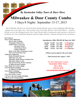 Milwaukee Wisconsin & Door County