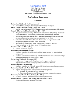 Resume - Katherine Kott Consulting