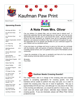 Paw Print Issue 9 - May