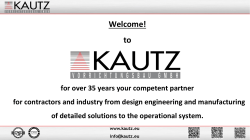 Contract Manufacturing - KAUTZ Vorrichtungsbau GmbH